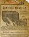 McIntosh Battery & Optical Co. advertisement for the Kodak ("Kodack") Camera