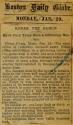 Newspaper article regarding sleet storm and how the damage was extensively photographed