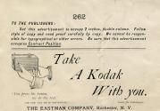 Advertisement for the Kodak camera