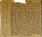 Newspaper clipping discussing Camera Club outing with Kodak cameras