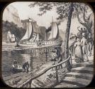 Fulton's First Steamboat on Hudson, 1807.