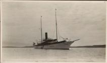 View of yacht, Labrador Trip