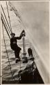 Sailor on anchor, Labrador Trip