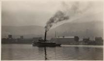Tugboat on river, Labrador Trip