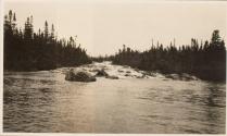 View of rapids, Labrador Trip