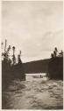 View of canoe, Labrador Trip