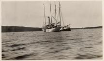 View of yacht, Labrador Trip