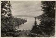 View of estuary and breakwater, Labrador Trip