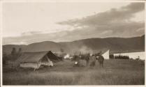 Camp scene, Labrador Trip