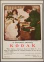 Advertisement for Kodaks, Brownies and Kodak Developing Machines featuring a Christmas Morning