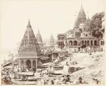 Benares, "Vishnu Pud" and other Temples near the Burning Ghât