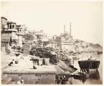 Benares, The Great Mosque of Arungzebe and adjoining Ghats