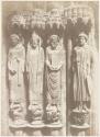 Cathédrale de Chartres, figures du portail méridional