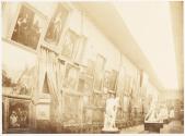 [Display of paintings and sculptures]