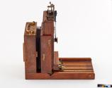 Plate holder and regulator for Sabatier-Blot wet plate outfit