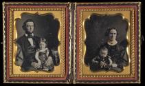 [Father with daughter, and mother with infant]