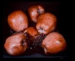 [Apples and cut-glass bowl]