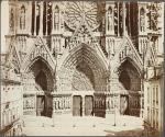 [West facade of Reims Cathedral]