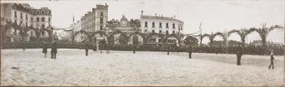 Fête de St. Cloud, côté gare