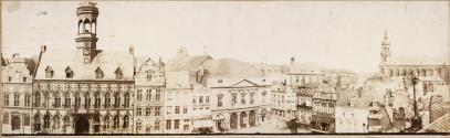 [Panoramic view, Grande Place, Mons, Belgium]