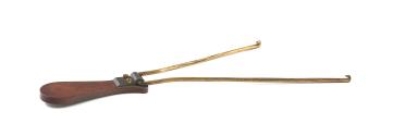 Tongs for holding daguerreotype plates