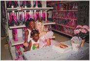 The Real, Live Barbie, at Target, Evanston, Illinois