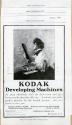 Advertisement for Kodak Developing Machines featuring the Kodak Girl