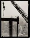 [Laying beams, Empire State Building construction]