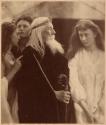 King Lear allotting his Kingdom to his three daughters