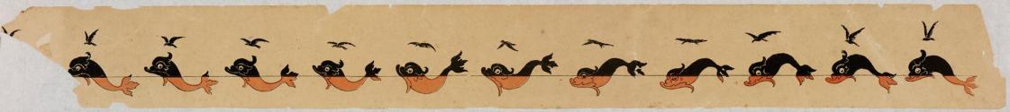 [Bird flying, whale swimming]