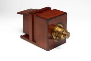 Sliding box daguerreotype camera