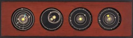 [Orbital paths of the planets around the sun]