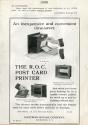 Kodak advertisement for the R.O.C. Post Card Printer