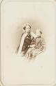[Possibly Grand Duchess Alexandra Petrovna of Russia and son]