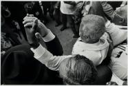 Mayor David Dinkins Joining Hands with a Hasidic Leader, New York City