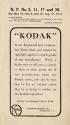 Advertisement regarding the Kodak trademark & reputation