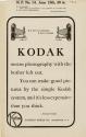 Advertisement for Kodak photography