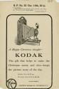 Advertisement for Kodak and Brownie cameras