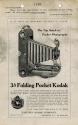 Advertisement for the 3A Folding Pocket Kodak