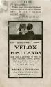 Kodak advertisement for Velox Postcards