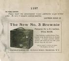 Kodak advertisement for the No. 3 Brownie