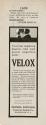 Kodak advertisement for Velox Paper