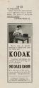 Advertisement for the Kodak system of photography