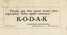 Advertisement for Kodak photography