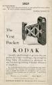 Advertisement for the Vest Pocket Kodak