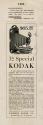 Advertisement for the 3A Kodak Special