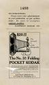 Advertisement for the No. 3A Folding Pocket Kodak
