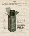 Kodak advertisement for Eastman Non-Curling Film