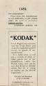 Advertisement regarding the Kodak trademark & reputation