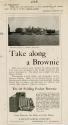 Kodak advertisement for the 2A Folding Pocket Brownie